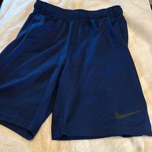 Men’s Nike Small Navy shorts with pockets, excellent condition. Dri-fit